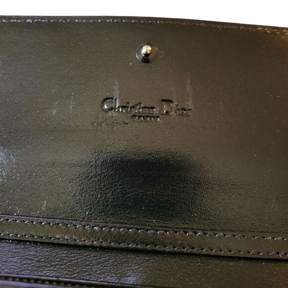 DIOR/ChristianDior Lady Dior  Wallet On Chain Patent Leather Black - Picture 16 of 16